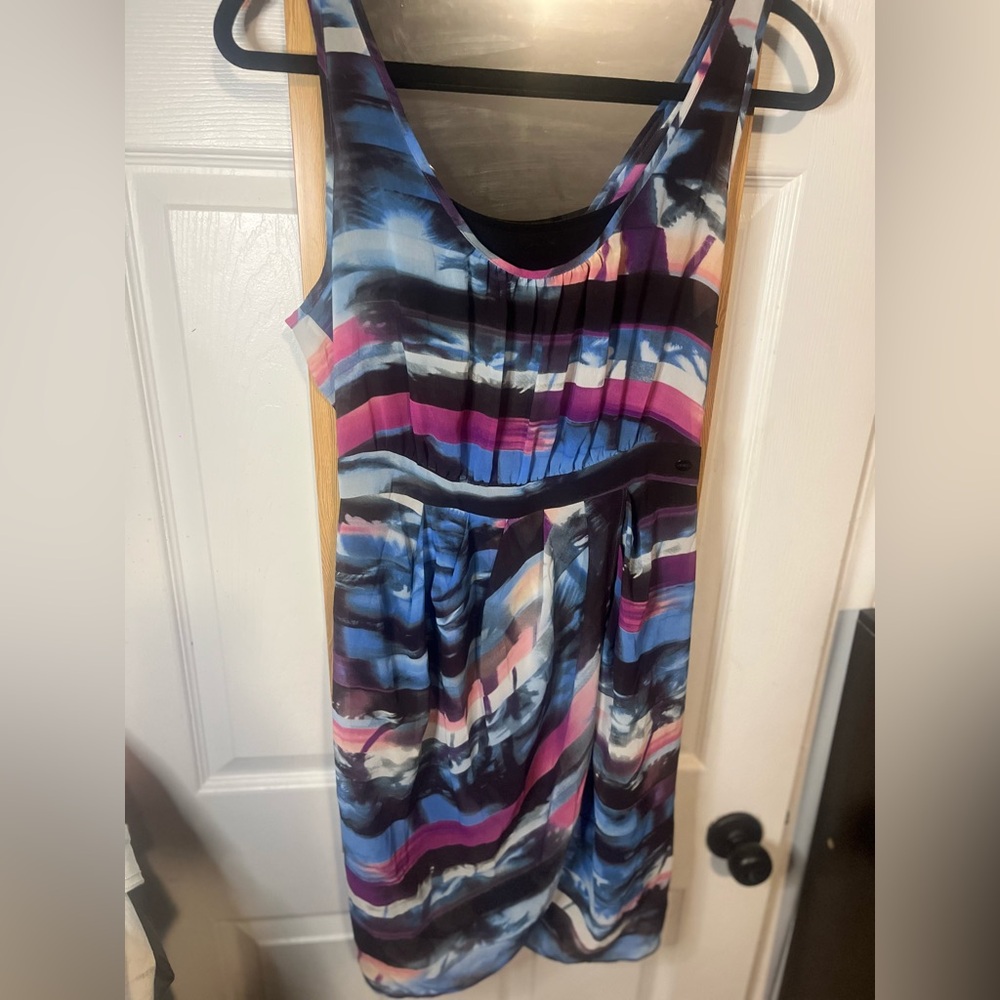 Y2K Guess Mini Dress, Size 8, Multicolour